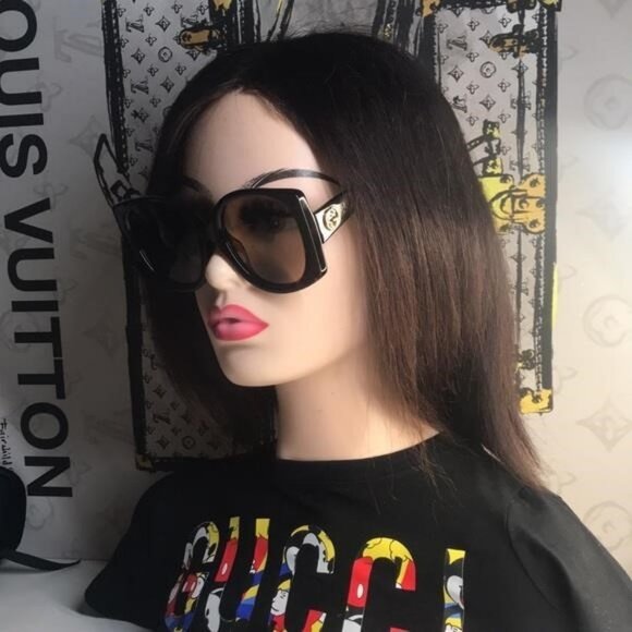 Gucci GG1257SA 002 Havana/Brown Oversized Sunglasses – New w/ Full Packaging - Picture 6 of 13